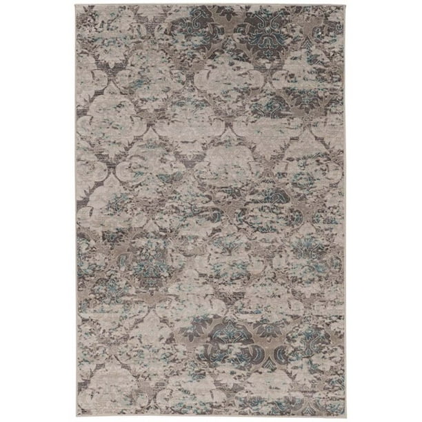 Riverbay Furniture 2' x 3' Rug in Gray and Beige Riverbay Furniture 2' x 3' Rug in Gray and Beige